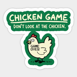 Chicken Game Sticker